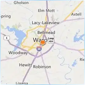 Baylor University Location Map Baylor University Location Map