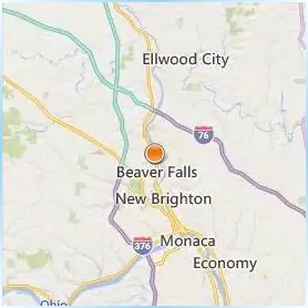 Geneva College Location Map Geneva College Location Map