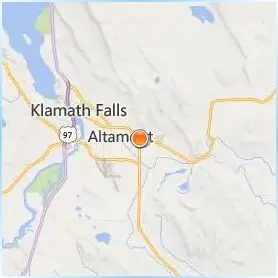 Klamath Community College Location Map Klamath Community College Location Map