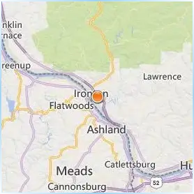 Ohio University Southern Location Map Ohio University Southern Location Map