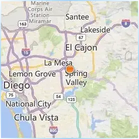 San Diego Christian College Location Map San Diego Christian College Location Map
