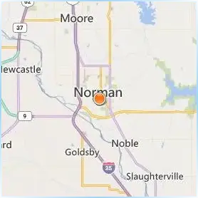 University of Oklahoma Norman Location Map University of Oklahoma Norman Location Map